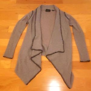 Cine cashmere open cardigan